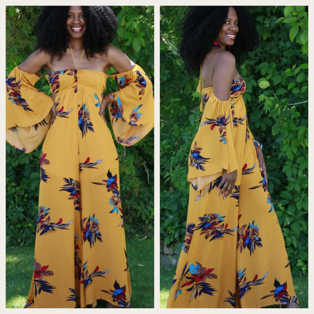 Boho Chic 70s inspired Jumpsuit